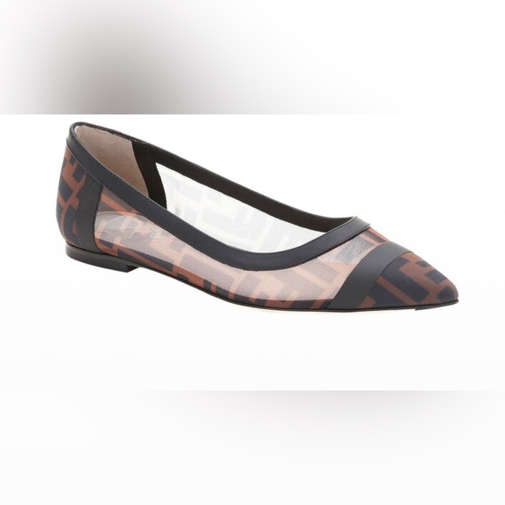 Fendi mesh flats
